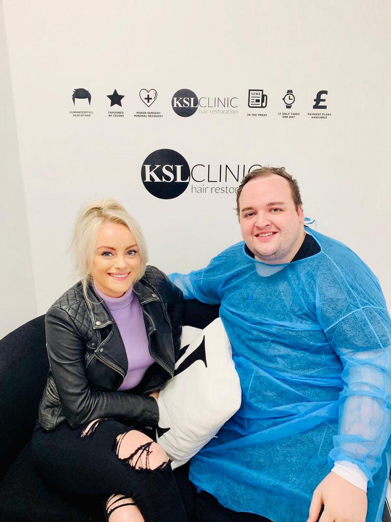 Lee Bennetts FUE Hair Transplant journey with us at KSL Clinic