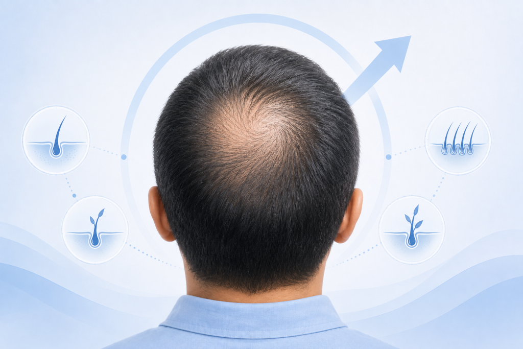 How To Grow Hair on Bald Spots Fast