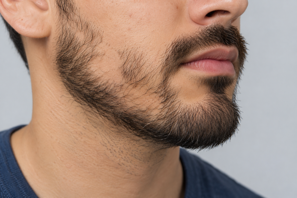 Bald Spot on Facial Hair
